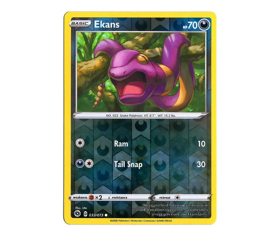 Pokemon: Ekans 033/073 (Reverse Holo) - Champion's Path | Romulus Games