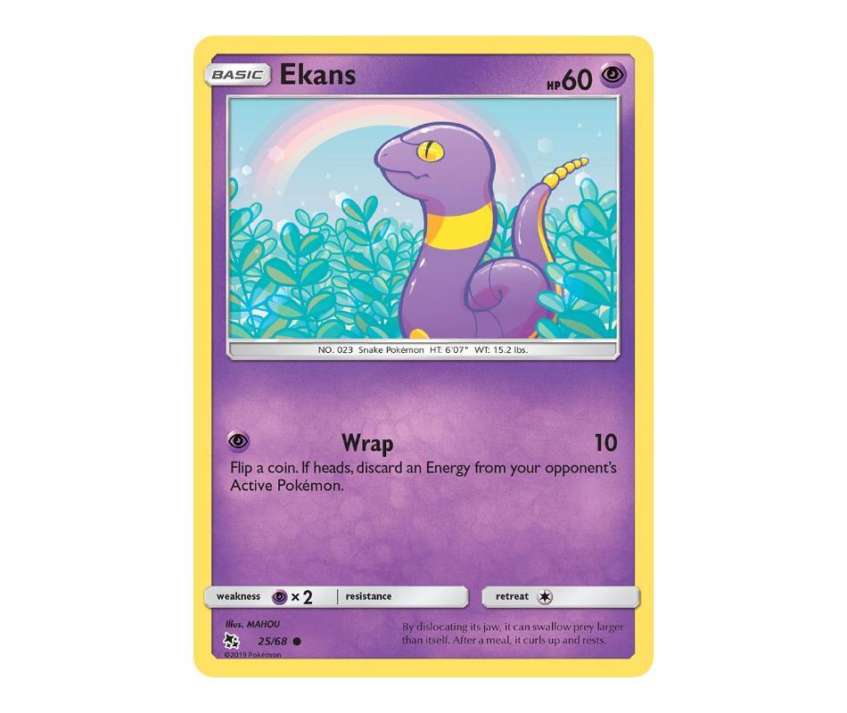 Pokemon: Ekans 25/68 - Hidden Fates | Romulus Games