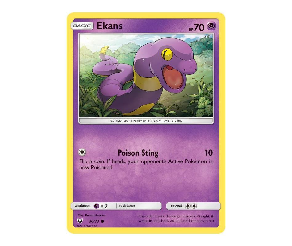 Pokemon: Ekans 36/73 - Shining Legends | Romulus Games