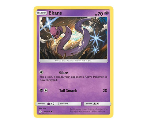 Pokemon: Ekans 62/214 - Unbroken Bonds | Romulus Games