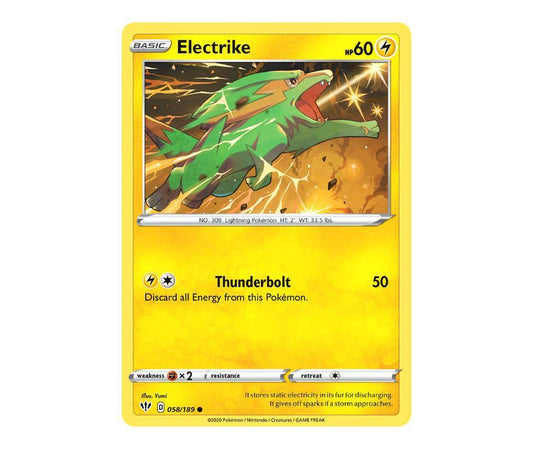 Pokemon: Electrike 058/189 - Darkness Ablaze | Romulus Games