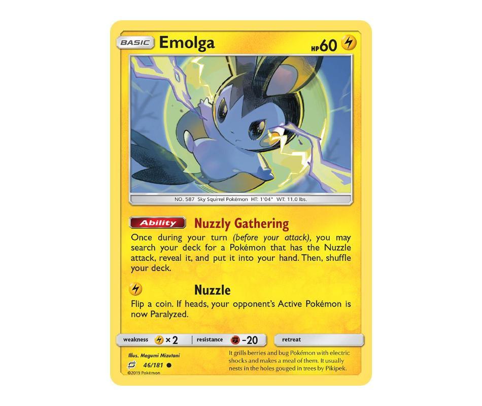 Pokemon: Emolga 46/181 - Team Up | Romulus Games