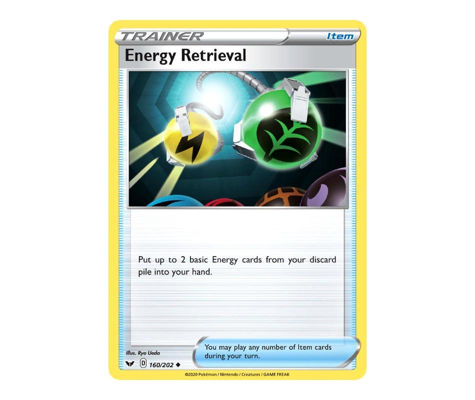 Pokemon: Energy Retrieval 160/202 - Sword & Shield | Romulus Games