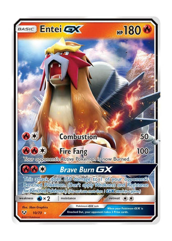 Pokemon: Entei GX 10/73 - Shining Legends | Romulus Games