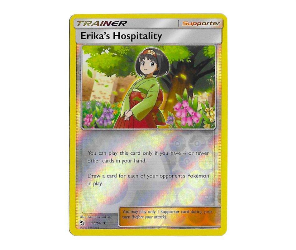 Pokemon: Erika's Hospitality 56/68 (Reverse Holo) - Hidden Fates | Romulus Games