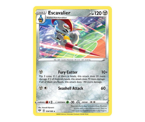 Pokemon: Escavalier 124/189 - Darkness Ablaze | Romulus Games