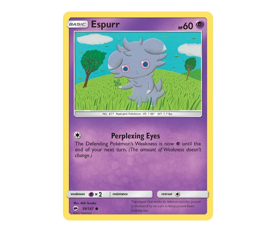 Pokemon: Espurr 59/147 - Burning Shadows | Romulus Games