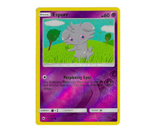 Pokemon: Espurr 59/147 (Reverse Holo) - Burning Shadows | Romulus Games