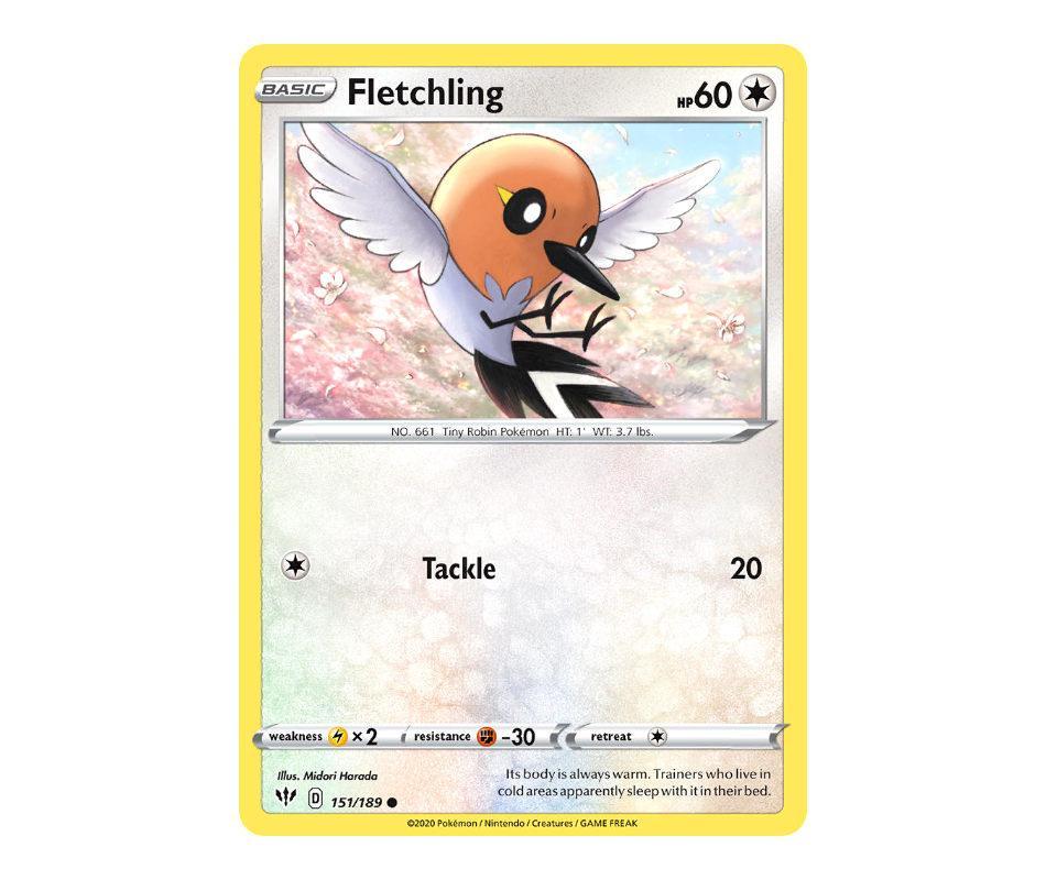 Pokemon: Fletchling 151/189 - Darkness Ablaze | Romulus Games