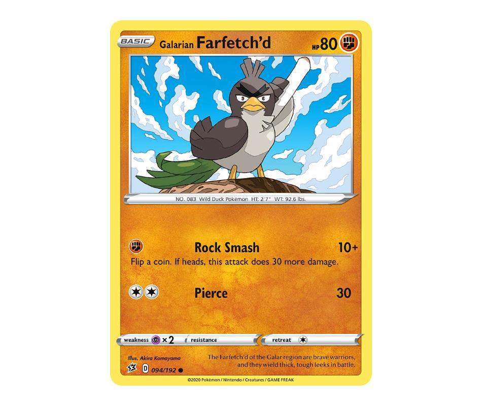 Pokemon: Galarian Farfetch'd 094/192 - Rebel Clash | Romulus Games