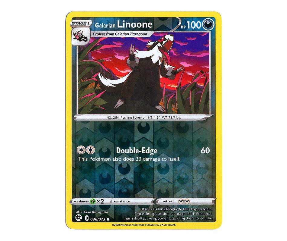 Pokemon: Galarian Linoone 036/073 (Reverse Holo) - Champion's Path | Romulus Games