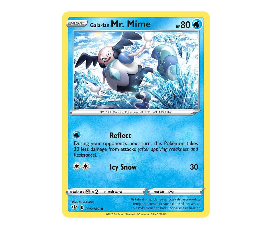 Pokemon: Galarian Mr. Mime 035/189 - Darkness Ablaze | Romulus Games