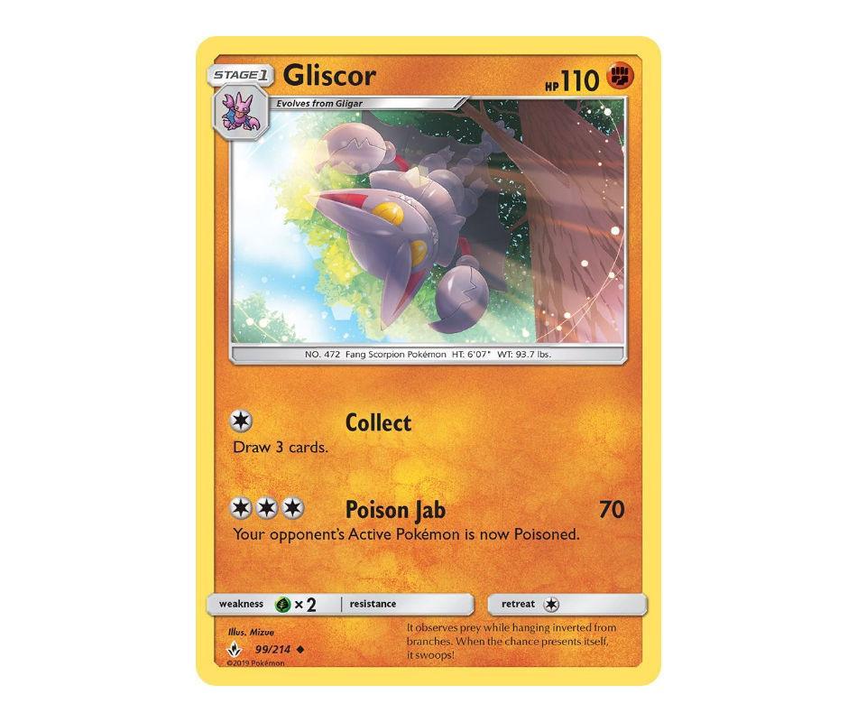 Pokemon: Gliscor 99/214 - Unbroken Bonds | Romulus Games