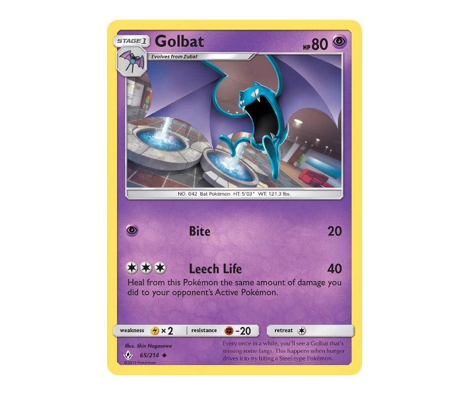 Pokemon: Golbat 65/214 - Unbroken Bonds | Romulus Games