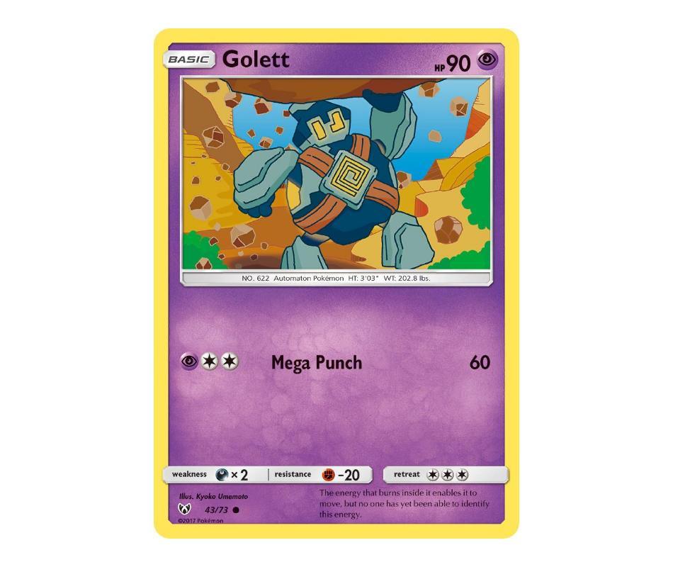 Pokemon: Golett 43/73 - Shining Legends | Romulus Games