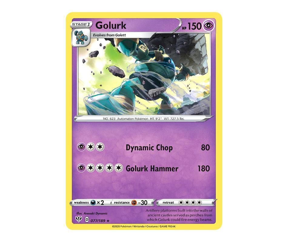 Pokemon: Golurk 077/189 - Darkness Ablaze | Romulus Games