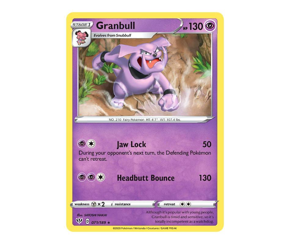 Pokemon: Granbull 071/189 - Darkness Ablaze | Romulus Games