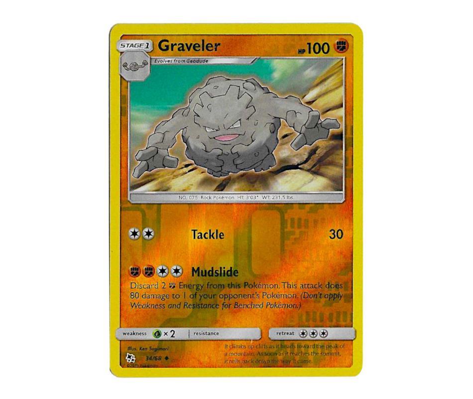 Pokemon: Graveler 34/68 (Reverse Holo) - Hidden Fates | Romulus Games