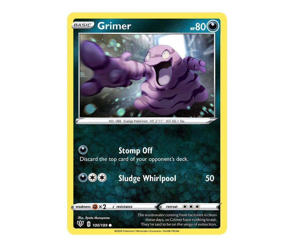 Pokemon: Grimer 100/189 - Darkness Ablaze | Romulus Games