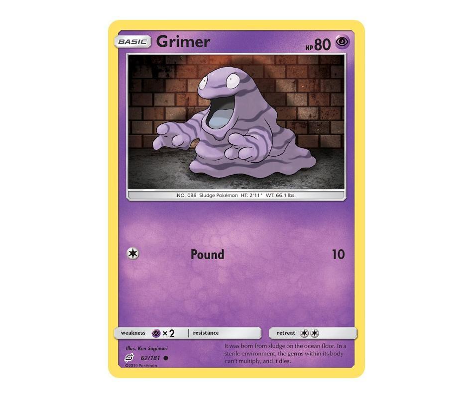 Pokemon: Grimer 62/181 - Team Up | Romulus Games