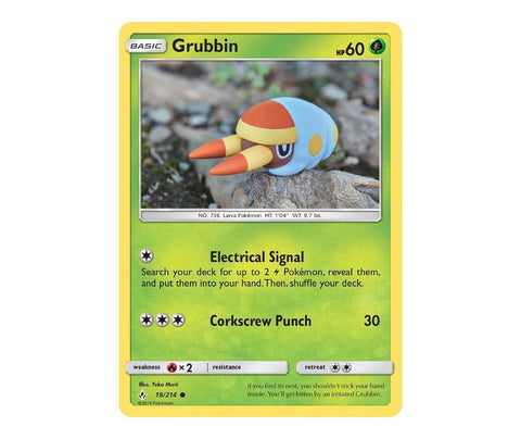 Pokemon: Grubbin 18/214 - Unbroken Bonds | Romulus Games