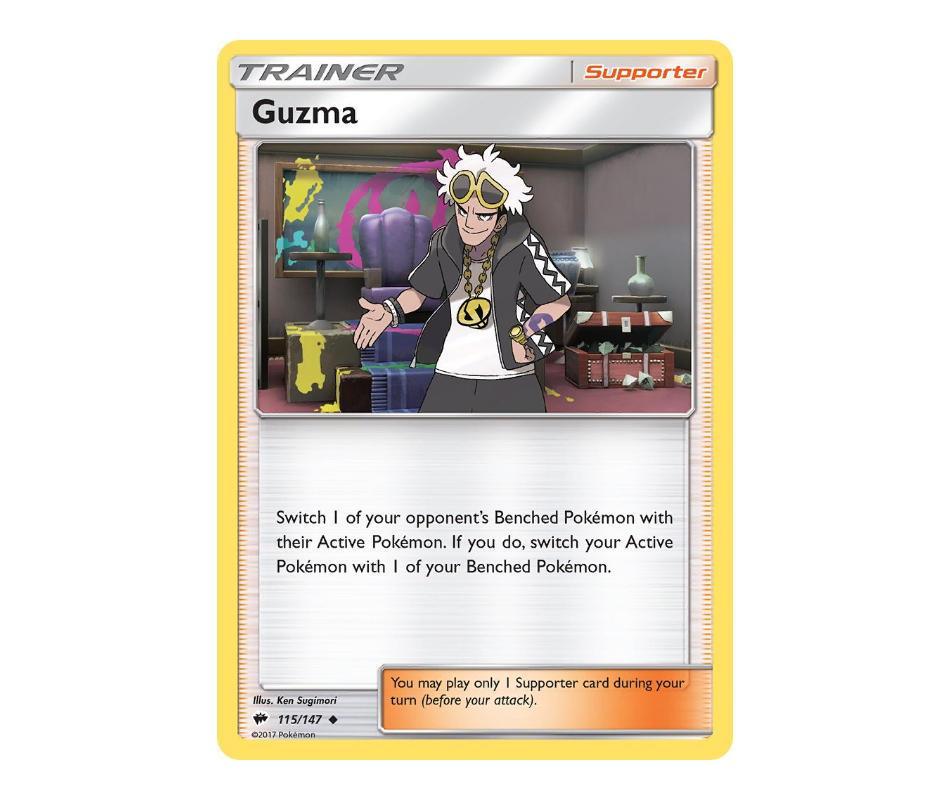 Pokemon: Guzma 115/147 - Burning Shadows | Romulus Games