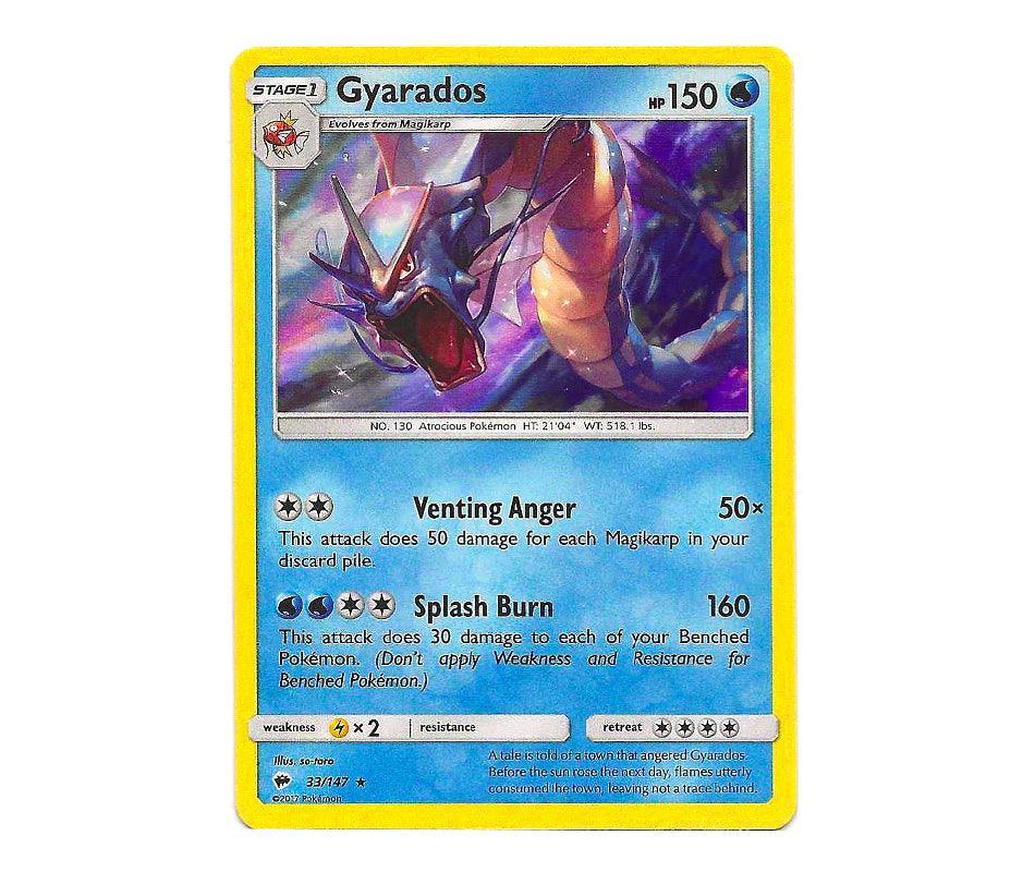 Pokemon: Gyarados 33/147 (Holo) - Burning Shadows | Romulus Games