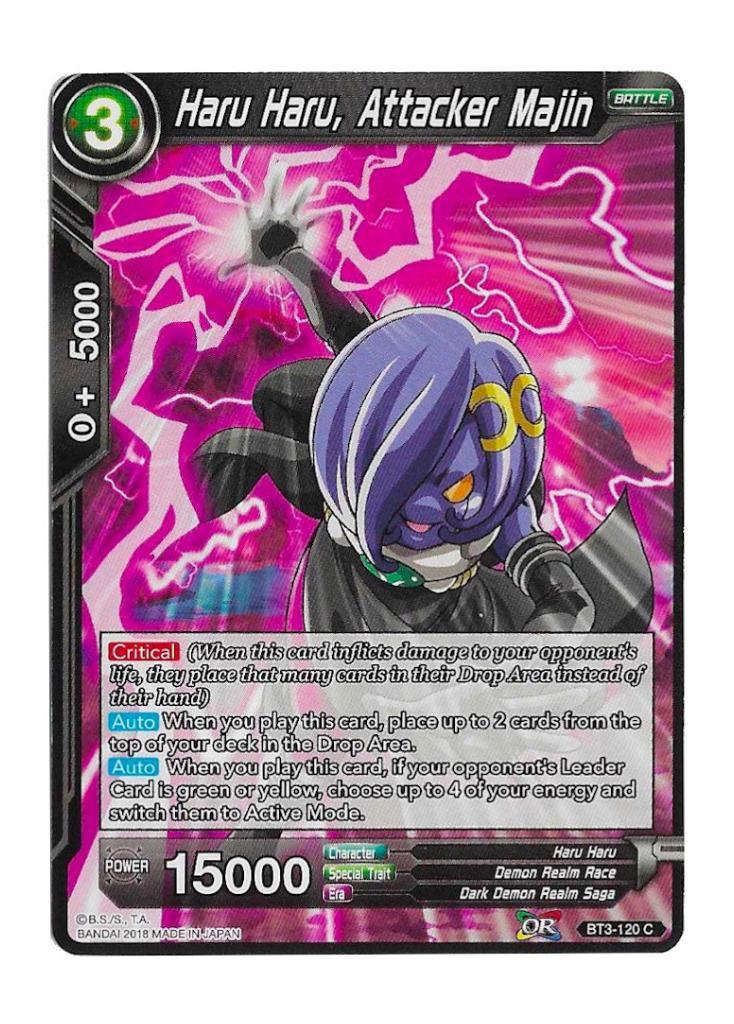 Dragon Ball Super: Haru Haru, Attacker Majin BT3-120 - Cross Worlds | Romulus Games