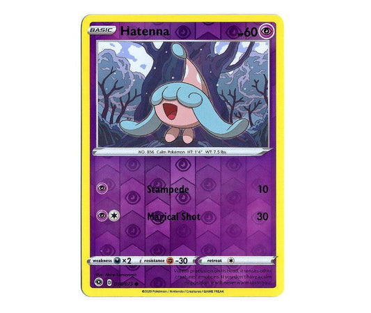 Pokemon: Hatenna 018/073 (Reverse Holo) - Champion's Path | Romulus Games