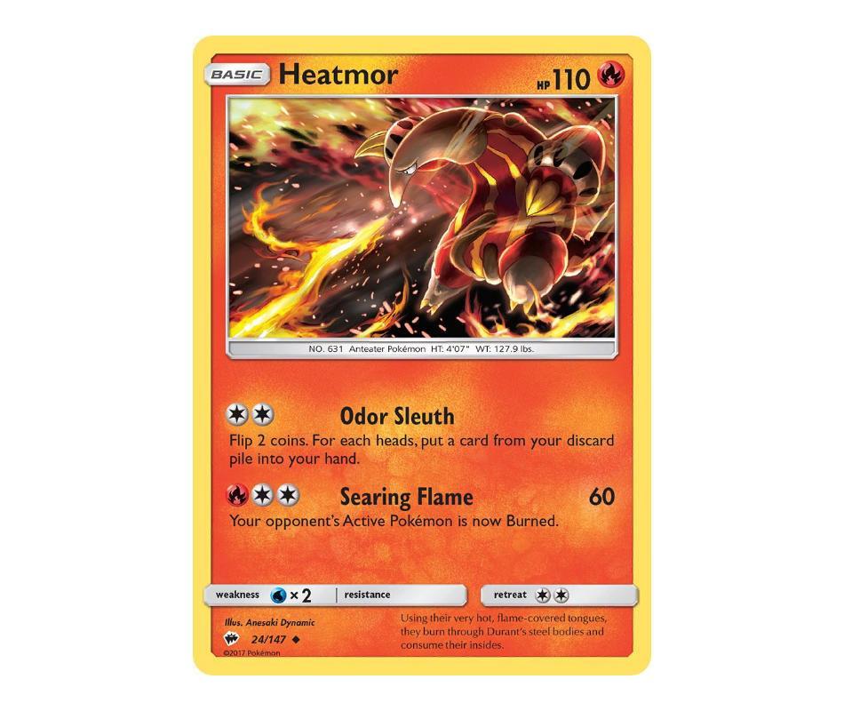 Pokemon: Heatmor 24/147 - Burning Shadows | Romulus Games