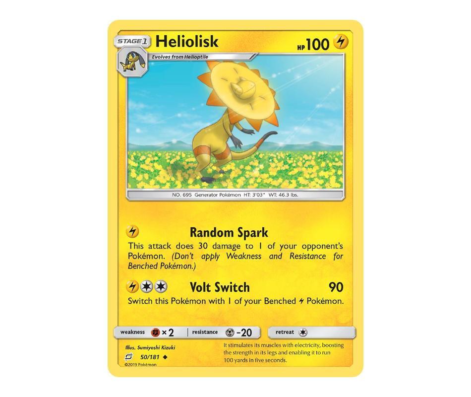 Pokemon: Heliolisk 50/181 - Team Up | Romulus Games