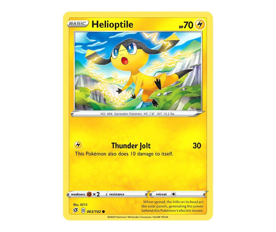 Pokemon: Helioptile 063/192 - Rebel Clash | Romulus Games