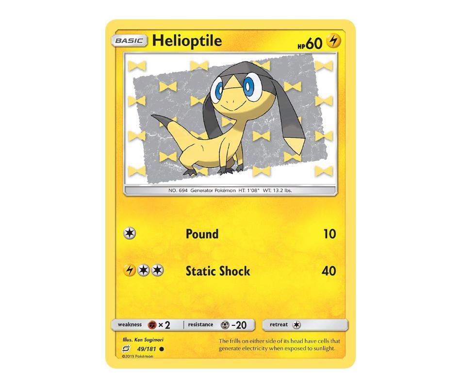 Pokemon: Helioptile 49/181 - Team Up | Romulus Games