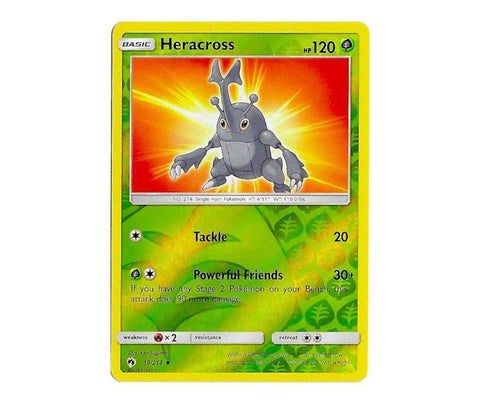 Pokemon: Heracross 18/214 (Reverse Holo) - Lost Thunder | Romulus Games