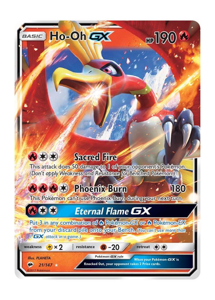 Pokemon: Ho-Oh GX 21/147 - Burning Shadows | Romulus Games