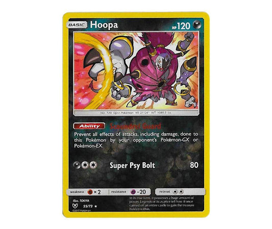 Pokemon: Hoopa 55/73 (Reverse Holo) - Shining Legends | Romulus Games
