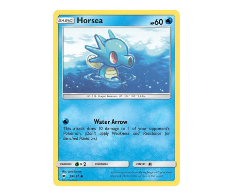 Pokemon: Horsea 29/147 - Burning Shadows | Romulus Games