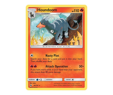 Pokemon: Houndoom 46/214 - Lost Thunder | Romulus Games