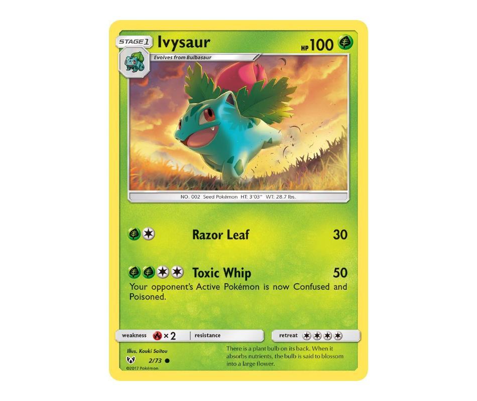 Pokemon: Ivysaur 2/73 - Shining Legends | Romulus Games