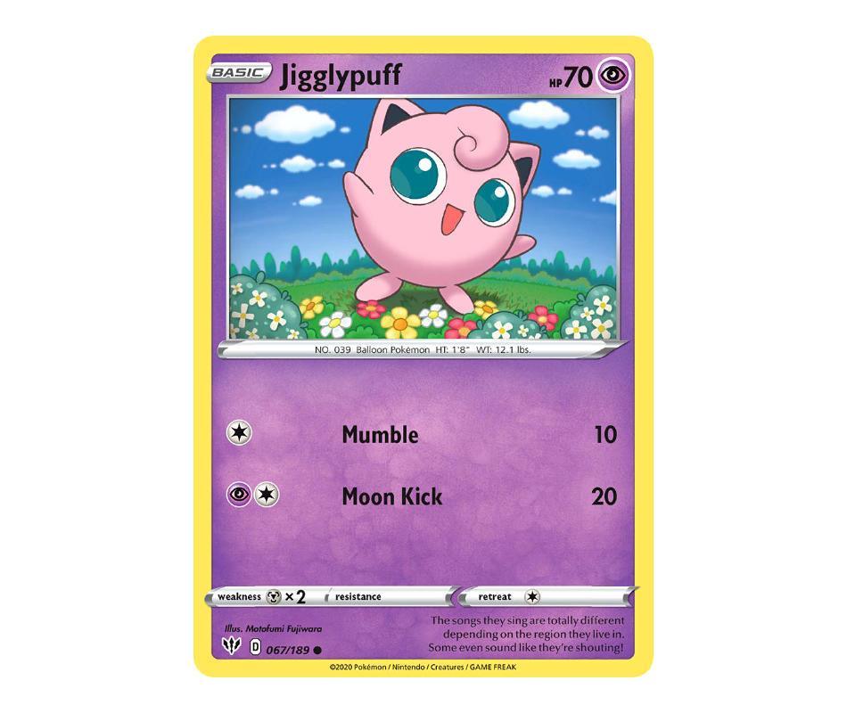 Pokemon: Jigglypuff 067/189 - Darkness Ablaze | Romulus Games