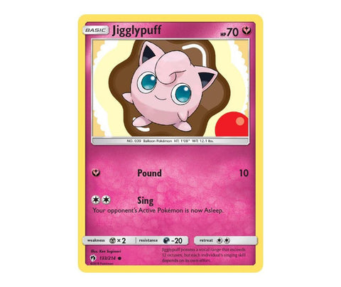 Pokemon: Jigglypuff 133/214 - Lost Thunder | Romulus Games