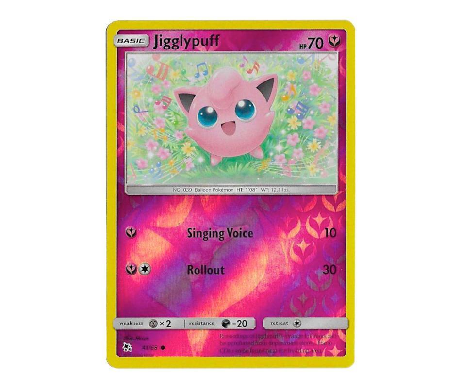 Pokemon: Jigglypuff 41/68 (Reverse Holo) - Hidden Fates | Romulus Games