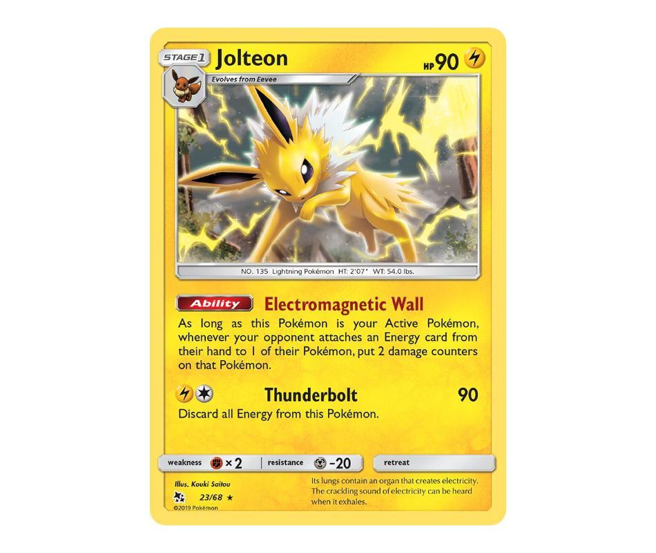 Pokemon: Jolteon 23/68 - Hidden Fates | Romulus Games