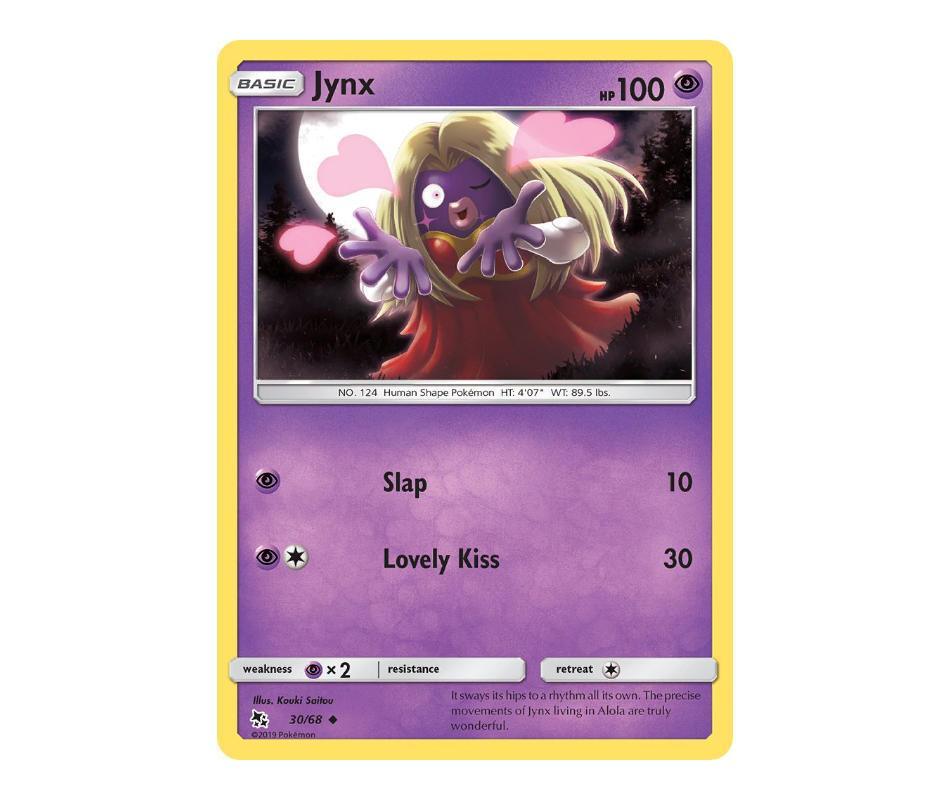 Pokemon: Jynx 30/68 - Hidden Fates | Romulus Games