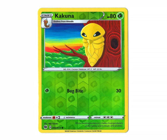 Pokemon: Kakuna 003/073 (Reverse Holo) - Champion's Path | Romulus Games
