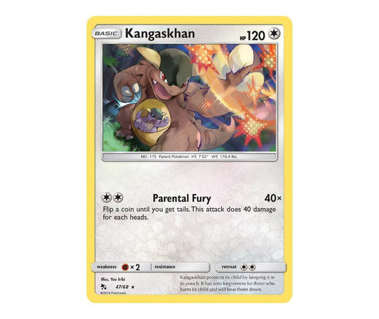 Pokemon: Kangaskhan 47/68 - Hidden Fates | Romulus Games