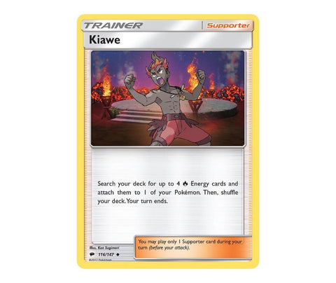 Pokemon: Kiawe 116/147 - Burning Shadows | Romulus Games