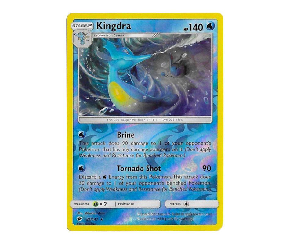 Pokemon: Kingdra 31/147 (Reverse Holo) - Burning Shadows | Romulus Games