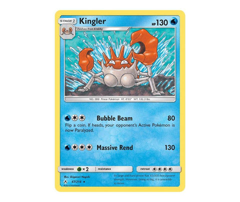 Pokemon: Kingler 47/214 - Unbroken Bonds | Romulus Games