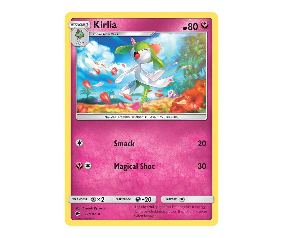 Pokemon: Kirlia 92/147 - Burning Shadows | Romulus Games